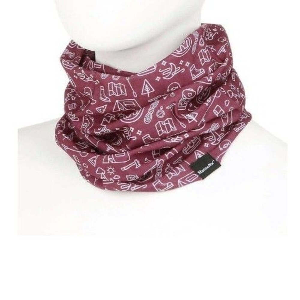 Moosejaw in the Pipeline Neck Tube Russet Icon Print Head Face Covering UV